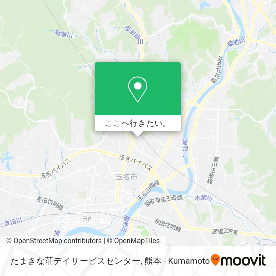たまきな荘デイサービスセンター地図