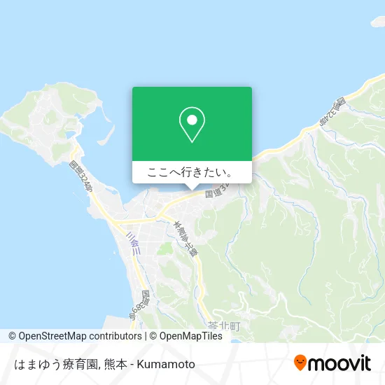 はまゆう療育園地図