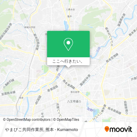やまびこ共同作業所地図