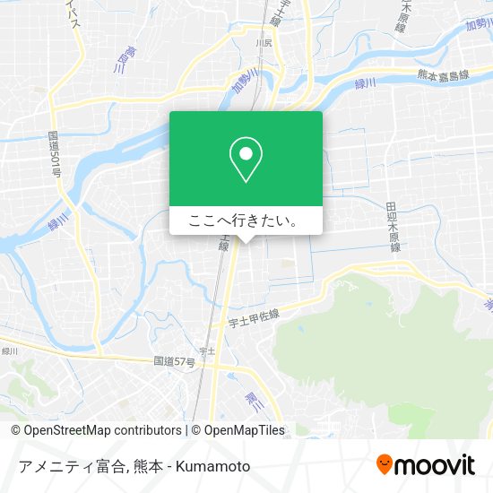 アメニティ富合地図