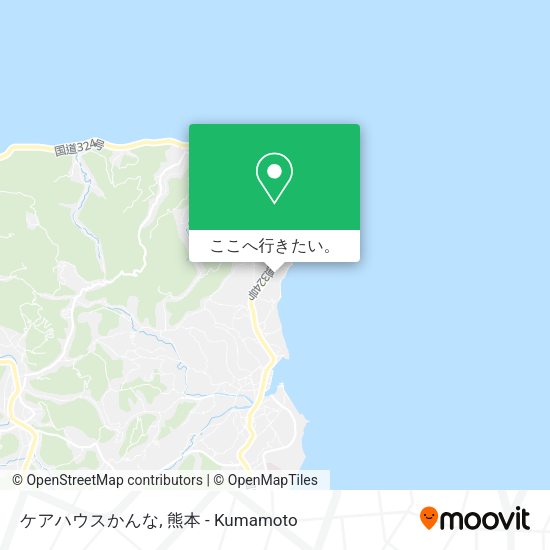 ケアハウスかんな地図