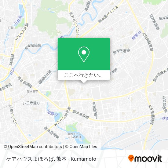 ケアハウスまほろば地図