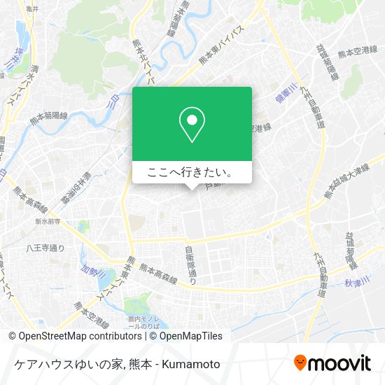 ケアハウスゆいの家地図