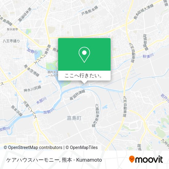 ケアハウスハーモニー地図