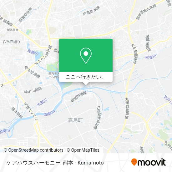 ケアハウスハーモニー地図
