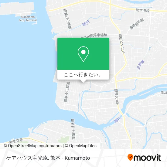 ケアハウス宝光庵地図