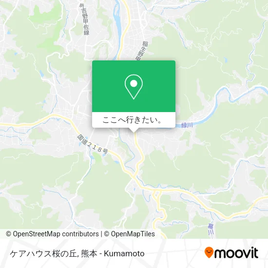 ケアハウス桜の丘地図