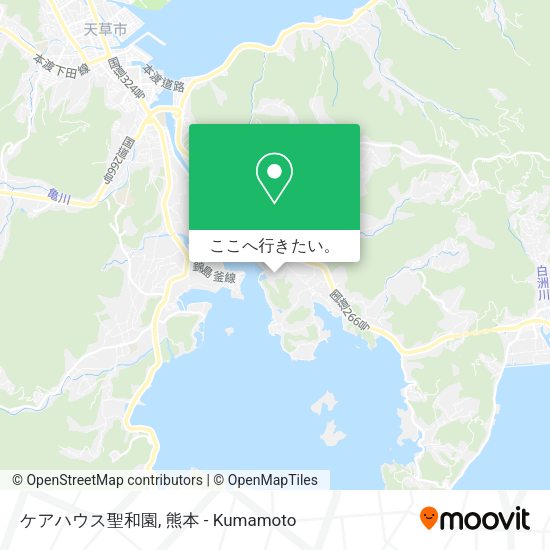 ケアハウス聖和園地図