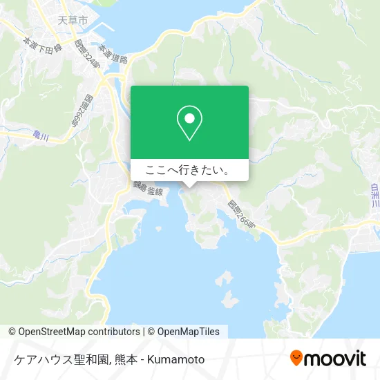 ケアハウス聖和園地図