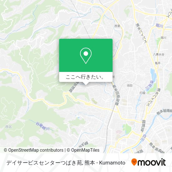 デイサービスセンターつばき苑地図
