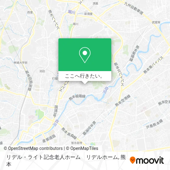 リデル・ライト記念老人ホーム　リデルホーム地図