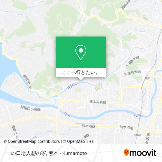一の口老人憩の家地図