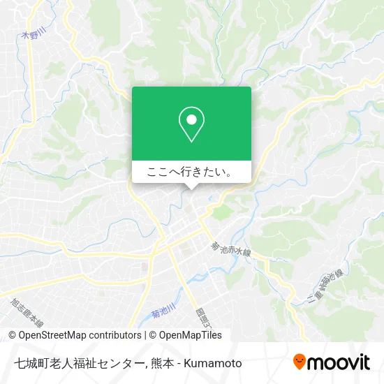 七城町老人福祉センター地図