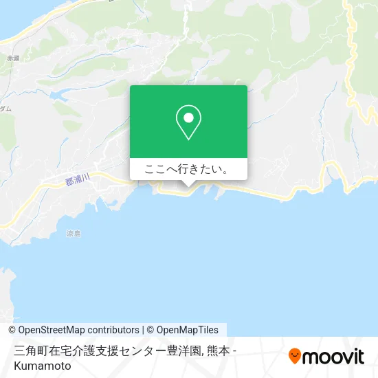 三角町在宅介護支援センター豊洋園地図