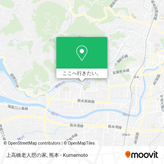 上高橋老人憩の家地図