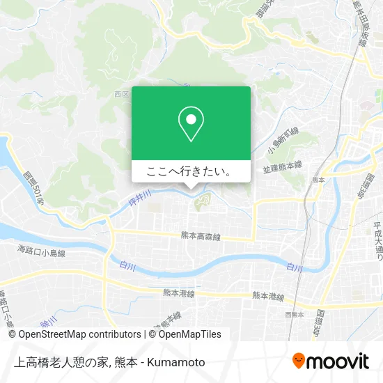上高橋老人憩の家地図
