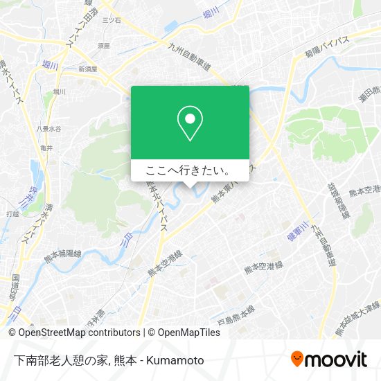 下南部老人憩の家地図