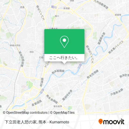 下立田老人憩の家地図