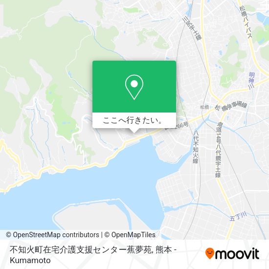 不知火町在宅介護支援センター蕉夢苑地図