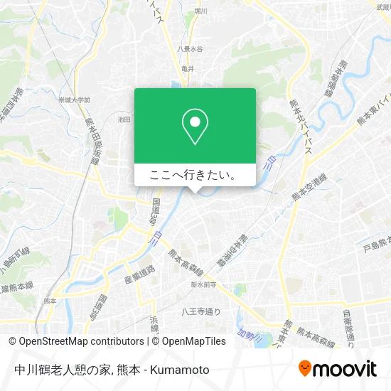 中川鶴老人憩の家地図