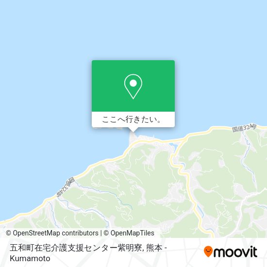 五和町在宅介護支援センター紫明寮地図