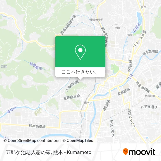 五郎ケ池老人憩の家地図