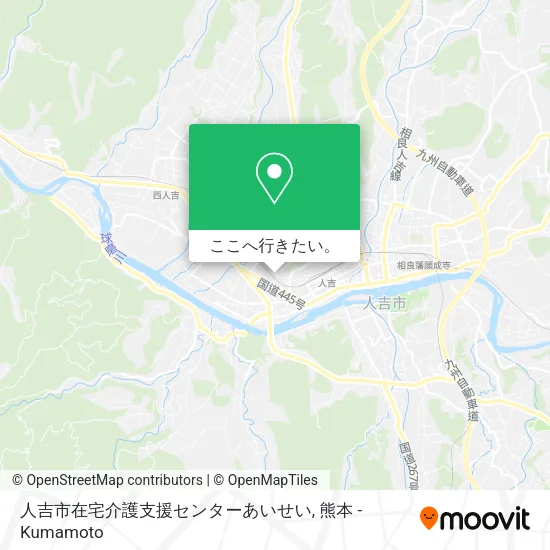 人吉市在宅介護支援センターあいせい地図