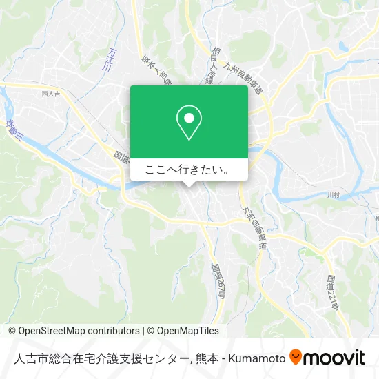 人吉市総合在宅介護支援センター地図