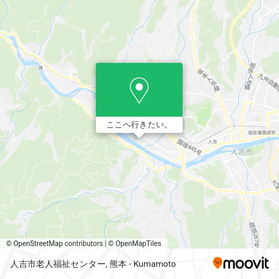 人吉市老人福祉センター地図