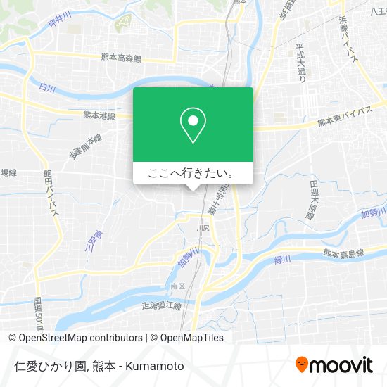 仁愛ひかり園地図