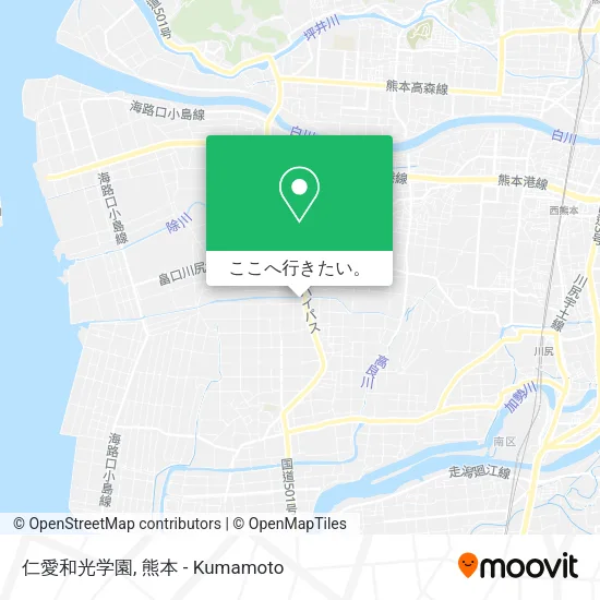 仁愛和光学園地図