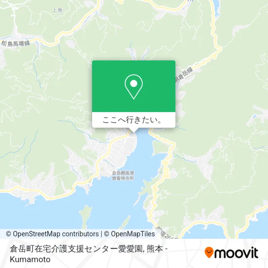 倉岳町在宅介護支援センター愛愛園地図