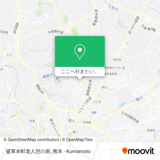 健軍本町老人憩の家地図
