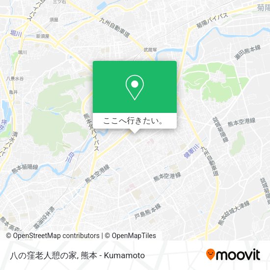 八の窪老人憩の家地図