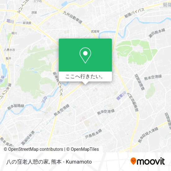 八の窪老人憩の家地図