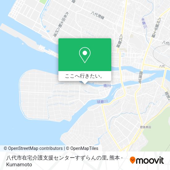 八代市在宅介護支援センターすずらんの里地図