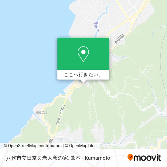 八代市立日奈久老人憩の家地図