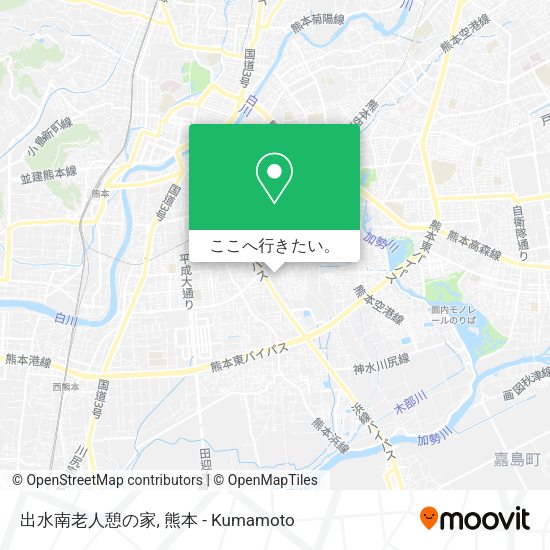 出水南老人憩の家地図
