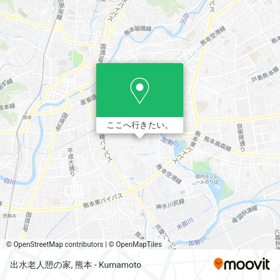 出水老人憩の家地図