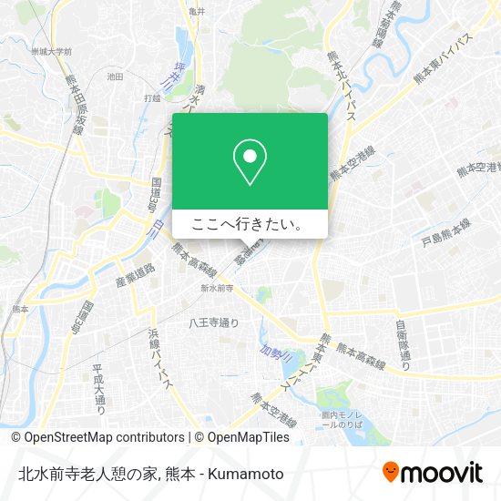 北水前寺老人憩の家地図