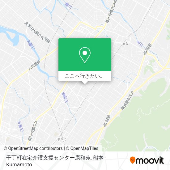 千丁町在宅介護支援センター康和苑地図