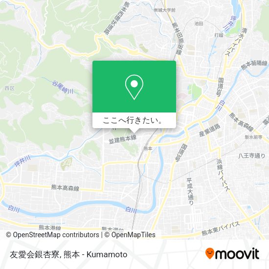 友愛会銀杏寮地図