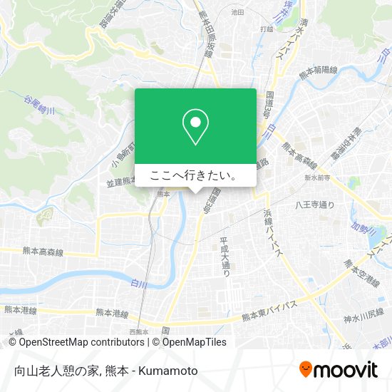 向山老人憩の家地図