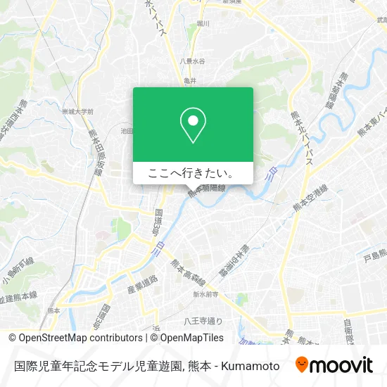 国際児童年記念モデル児童遊園地図