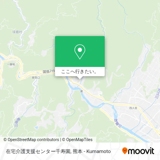 在宅介護支援センター千寿園地図