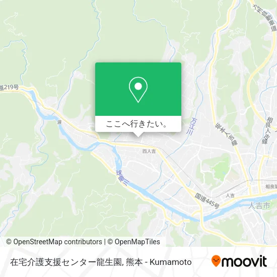 在宅介護支援センター龍生園地図