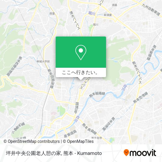 坪井中央公園老人憩の家地図