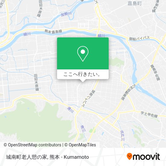 城南町老人憩の家地図