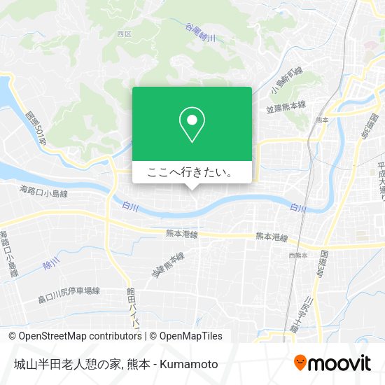城山半田老人憩の家地図