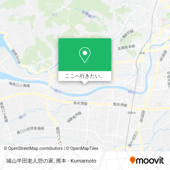 城山半田老人憩の家地図